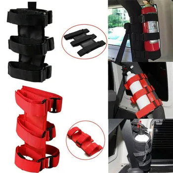 

Nylon Cars Fire Extinguisher Fixing Holder Mounting Belt Cage Bracket Straps For Automobile
