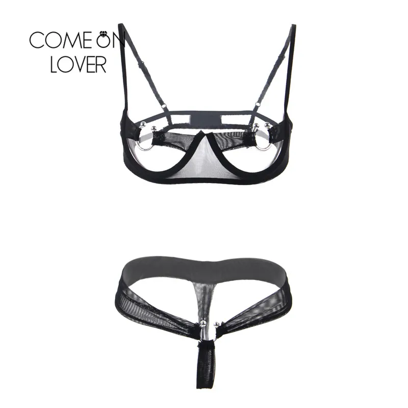 Comeonlover Sexy Lingerie Hot Erotic Lace Babydoll Pajamas Exotic Open Bra Underwear Suit Open Cup Erotic Bra+G string RI70081 Comeonlover Sexy Lingerie Hot Erotic Lace Babydoll Pajamas Exotic Open Bra Underwear Suit Open Cup Erotic Bra+G string RI70081