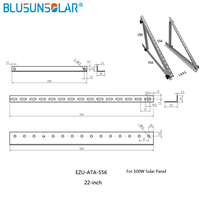 Solar aluminum alloy bracket (13)