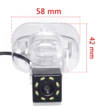 Winnida Auto CCD 8LED di Visione Notturna di Parcheggio Retromarcia Impermeabile Videocamera vista posteriore Per Hyundai Verna Solaris Sedan Per Kia forte