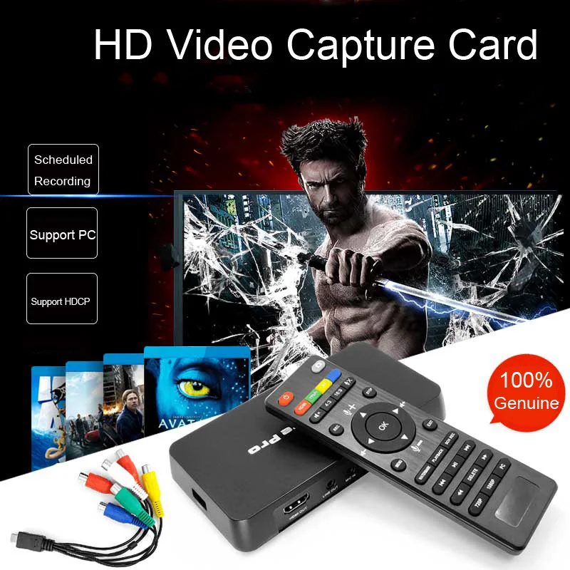 HD Video Capture Pro HDMI 1080P Ypbpr AV Recorder USB Playback Capture ...