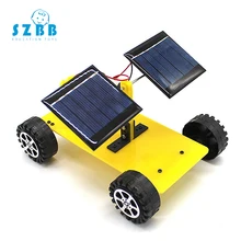 SZ STEAM DIY kids Science Experiment Electric Science Model Kits physics technology toys Solar car STEM Educational toys SZ33a1