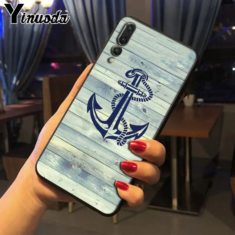 Nautical Tattoo blue boat Anchor Art