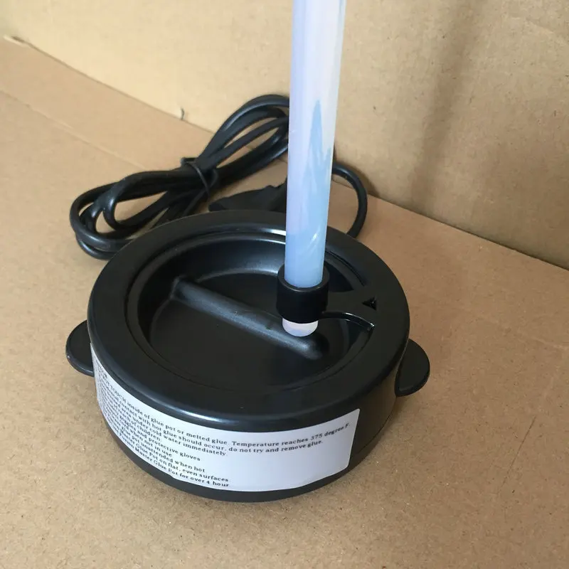 1 PC Constant Temperature Glue Stove Keratin Stick Fusion Melt Glue Hot Pot for Hair Extension Professional Salon Extension Tool