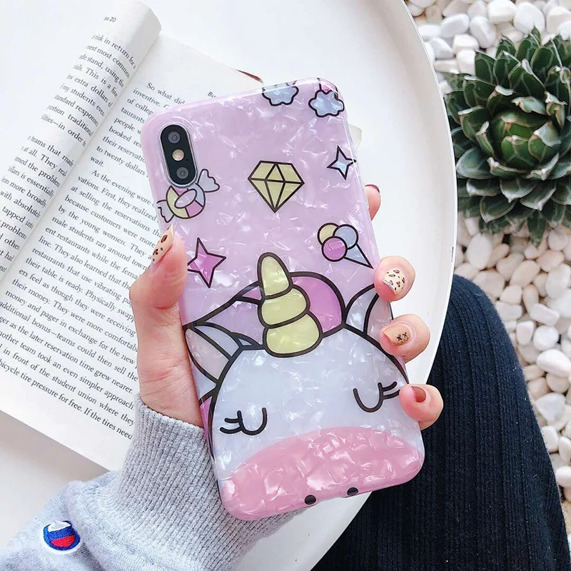 Candy Color Unicorn Phone Case For IPhone -Unicorn Fashion