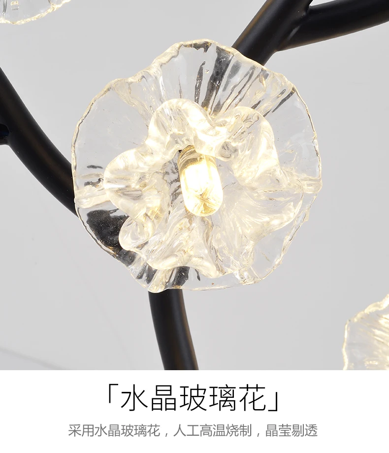 Современные светодиодный свет бюро оригинальность лампа светильник украшения Рабочий стол свет цветок тумбочка лампа wl326172
