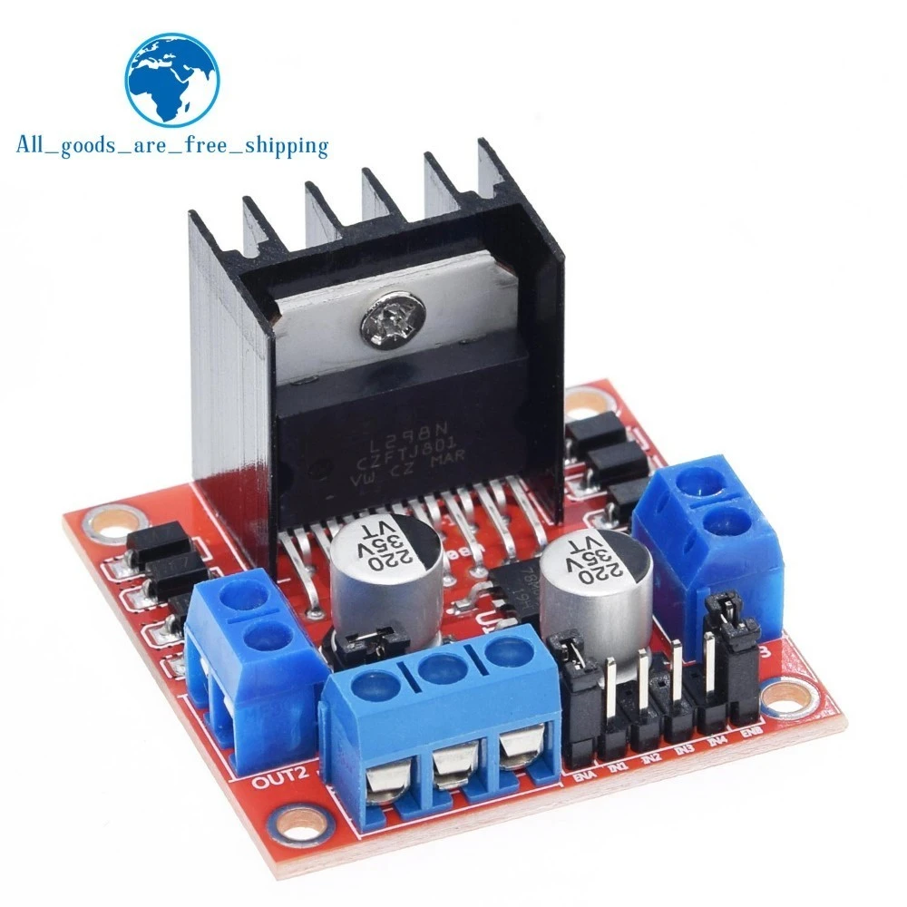 Dual H Bridge L298N Stepper Motor Driver Controller Board Module Arduino PI