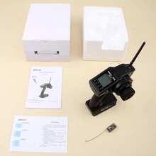 2,4G 4CH гироскоп version пистолет с ЖК-дисплеем передатчика радиоуправляемой модели контроллер RC3S+ высокая Напряжение приемник R4EH-G 260 метр