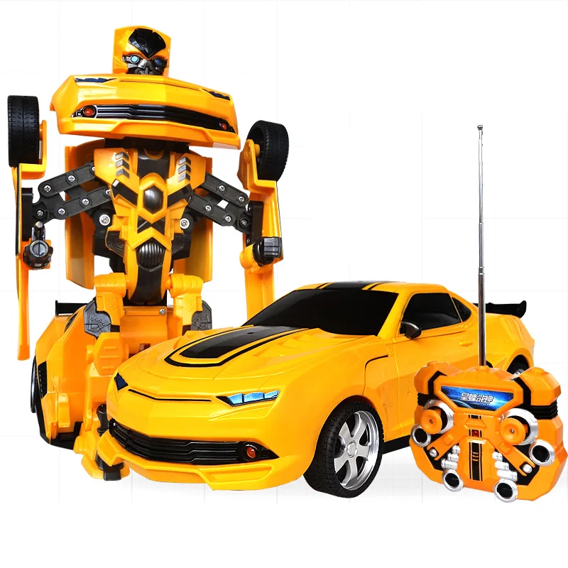 2016 nuevo Control remoto Bumblebee Robot transformación juguetes coche