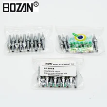 10 шт./лот 200-B чистое железо и медь наконечник паяльная станция для пайки паяльная станция Железный кончик паяльника медь железо для 203 H 205 H паяльная станция