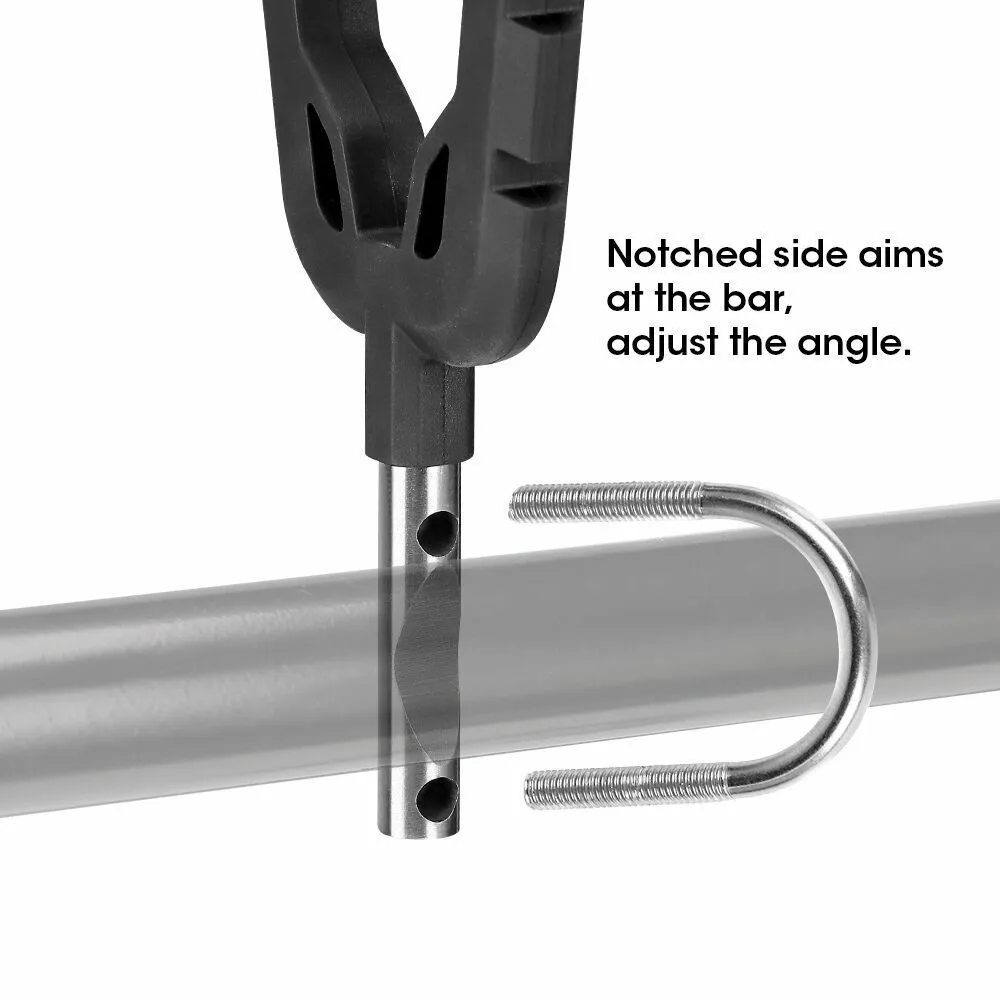 ATV UTV Quad Bike Single Handle Bar Gun Rack Bow Utility Rack Holder Motorbike for Polaris Golf Car Golf Cart Motorcross