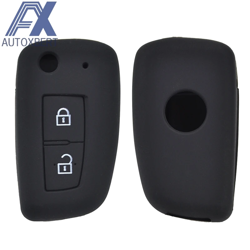AX для Nissan X Trail Juke Qashqai Micra Pulsar 2014 2015 2016 2017 2018 2 кнопки силиконовый Автомобильный