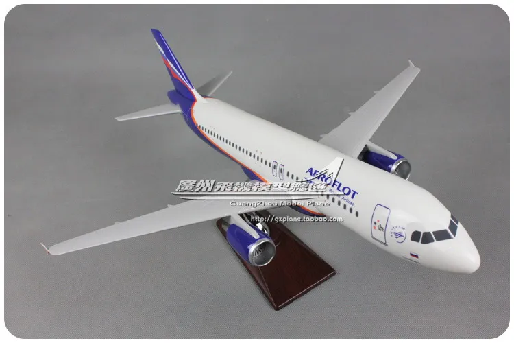 Модель самолета A320 авиакомпании Россия авиалиния декоративная модель Аэрофлота