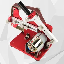 Мини ленточный станок микро полировальный станок Настольный полировальный станок небольшой шлифовальный станок DIY Электрический многофункциональный