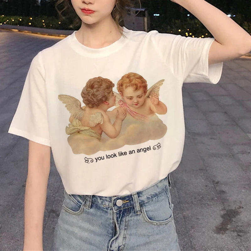 aesthetic angel t shirt