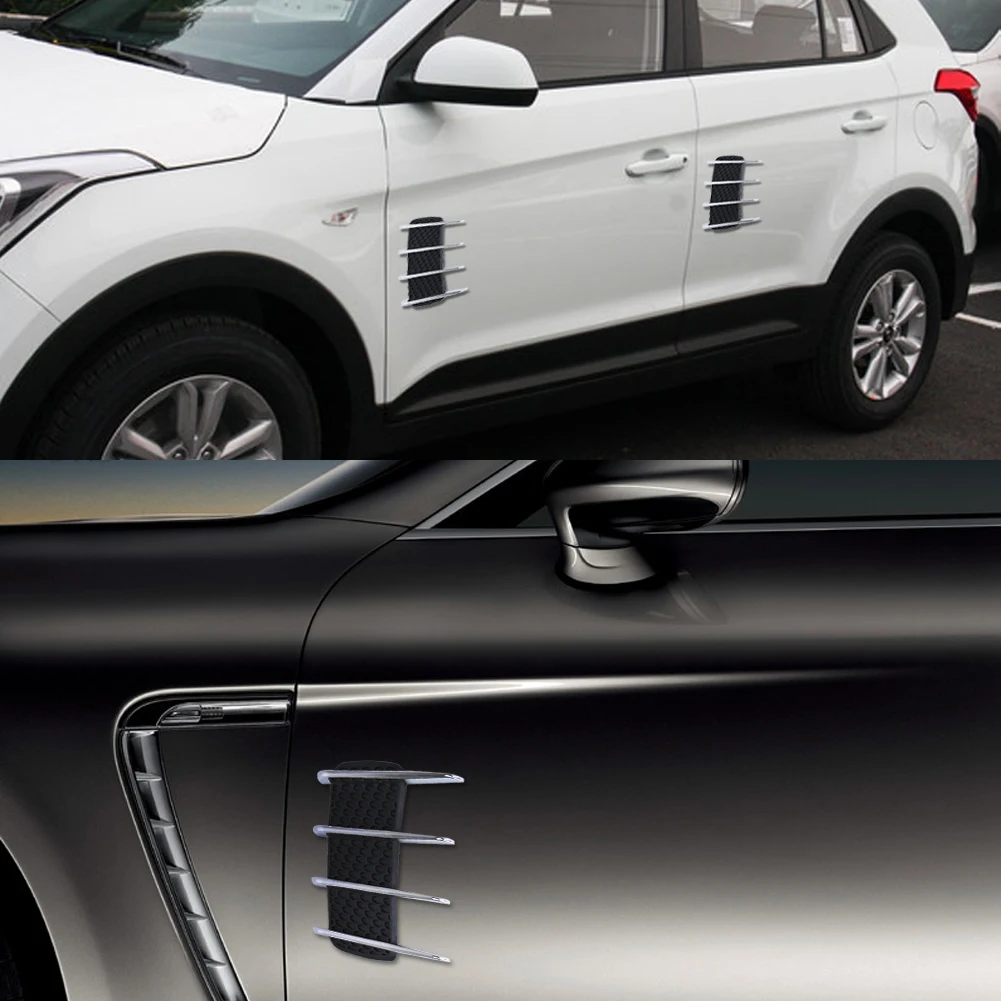 Shark Gills 3D Car Vent Air Flow Fender Sticker Car Side Door Decals