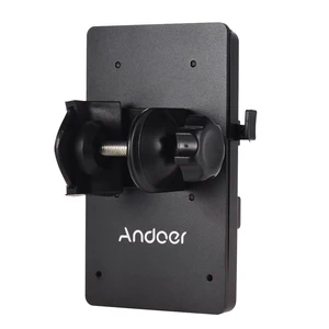 Image 2 - Andoer V Mount V Lock Batterie Per Foto/Videocamera Piastra Adattatore Di sistema Di alimentazione D tap connettore con Morsetto per Sony