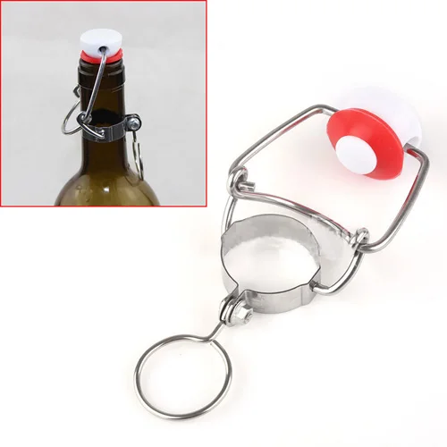 1Pcs Recyclable Ceramic Swaying Swing Top Beer Bottle Capin Wine