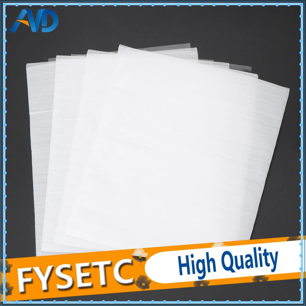 Online 4 sheets FEP Film 140x200mm x 0.1mm DLP LCD SLA Resin 3D Printer For Elegoo Mars Wanhao Duplicator D7, Photon