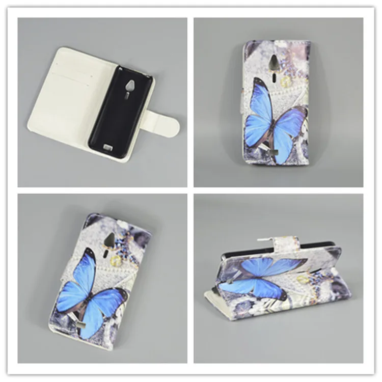 

New Butterfly Flower Flag Designer Wallet Flip Stand Book Cover Case for Nokia 230 / 230 Dual SIM freeshipping