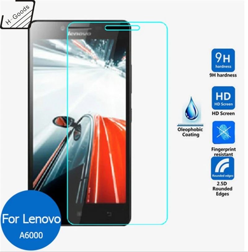 H товары для lenovo Lemon A6000 6010 закаленное стекло 0 26 мм 2.5D 9H Защитная пленка экрана l A 6000