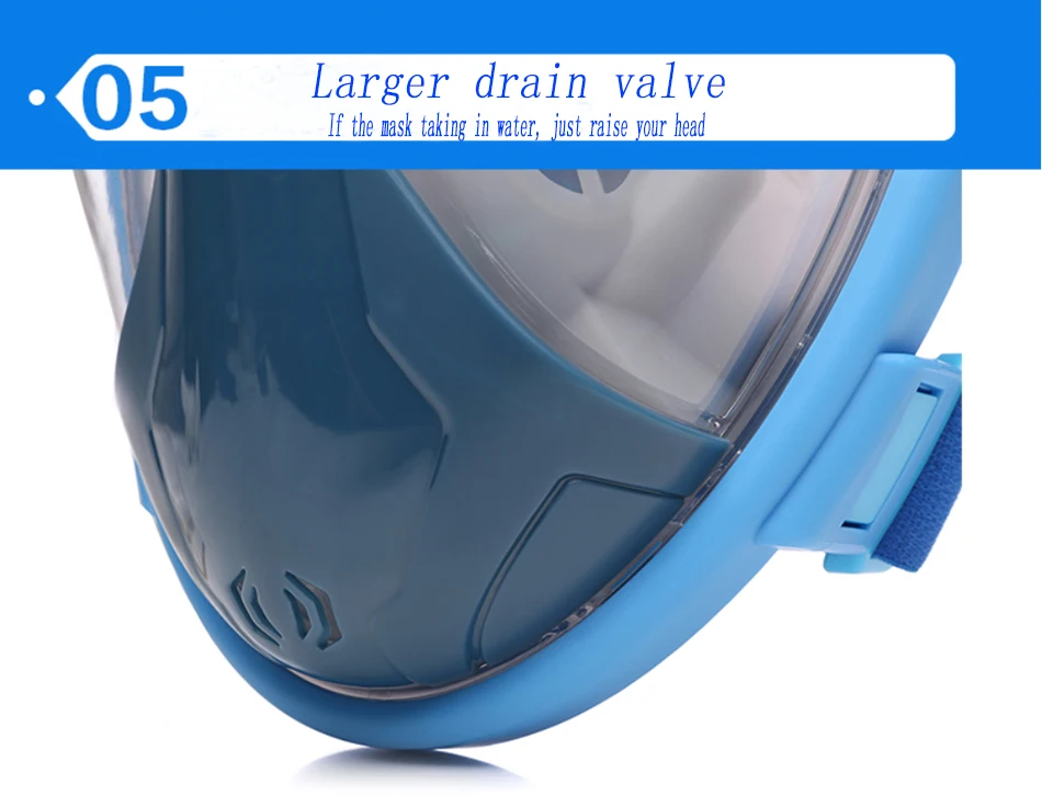 Маска для плавания с полным лицом, складная маска для подводного плавания, маска для подводного плавания, профессиональное оборудование для дайвинга