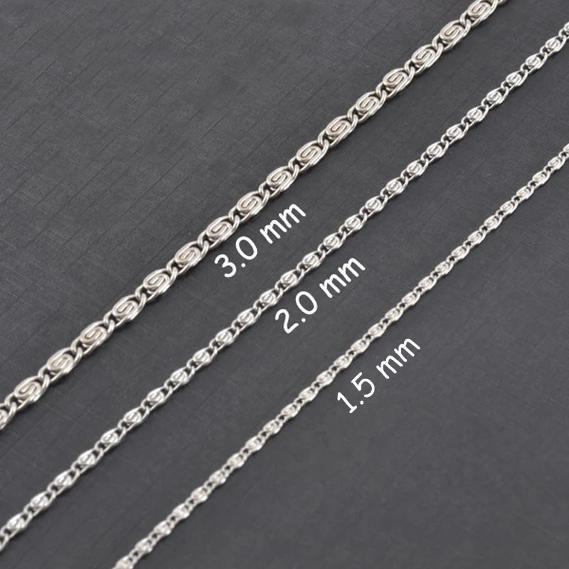 1 5mm 3mm 316l stainless steel chain necklaces silver light up christmas bulb necklace