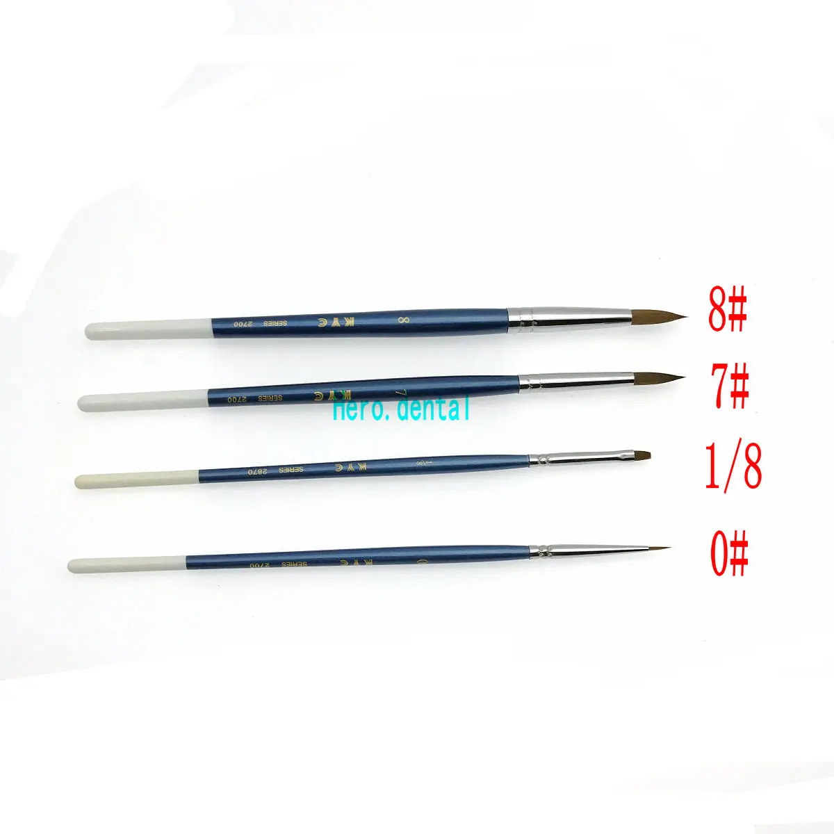 Pack De 5 Brosses à Dents En Porcelaine Pour Labo Dentaire - Brosses Céramiques Professionnelles