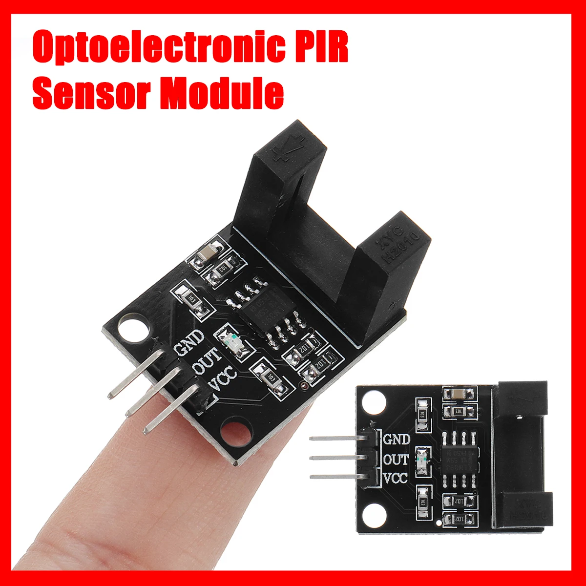 DC 5V LM393 Optoelectronic Sensor PIR Sensor Module With LED