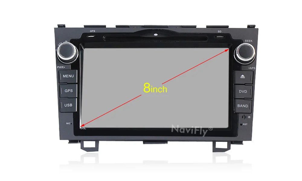 Excellent Free shipping! 2din Android 9.1 Car dvd radio Multimedia player For Honda CRV 2007-2011 GPS Navigation WIFI RDS USD SD GPS 2+32G 12