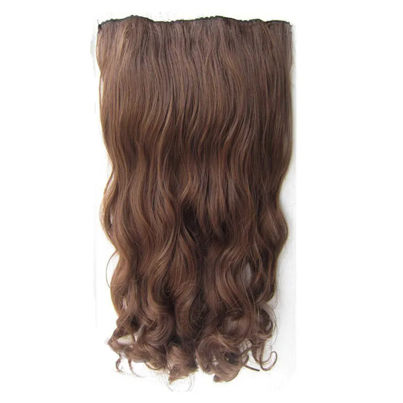 Gres Loose Wave High Temperature Fiber Women 24inch/ 60cm Hair Pad 7 Clip-in Synthetic Extensions | Шиньоны и парики
