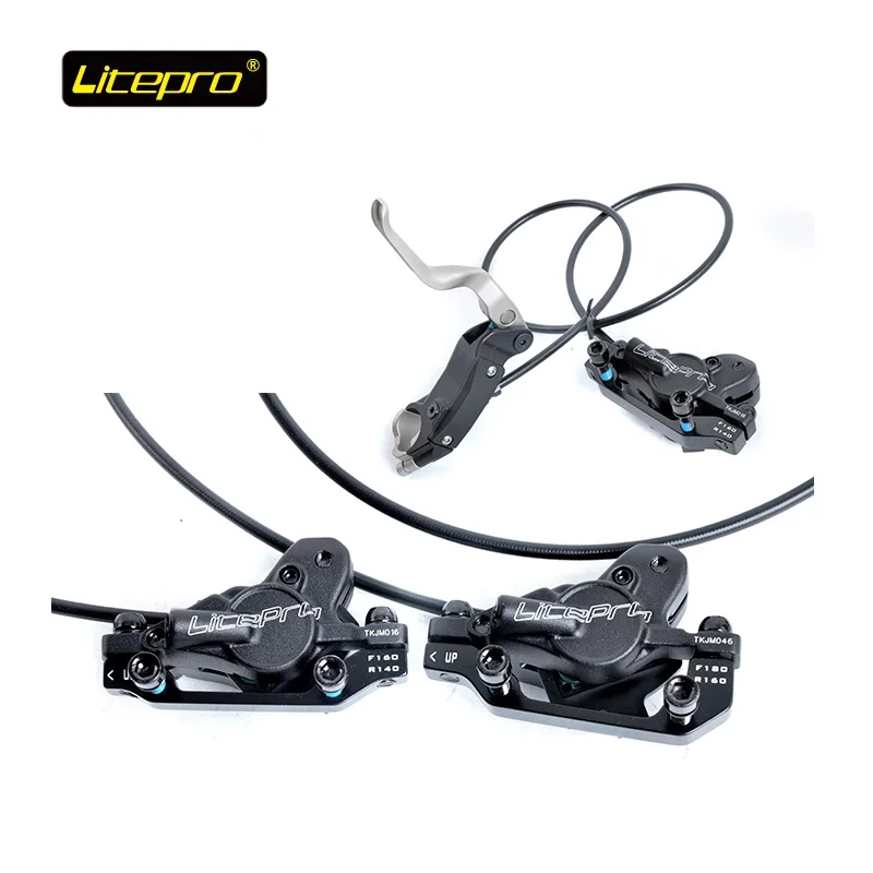 

Litepro Hydraulic Disc Brake Folding Bike Dedicated Oil Brake 160/140 - 180/160 Folding Bicycle Brake Modified parts