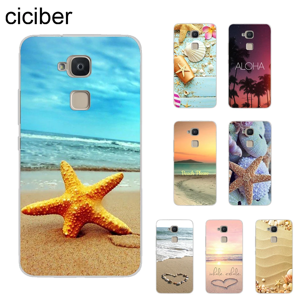 

ciciber Beach Starfish Coque For BQ Aquaris C U2 U X5 V VS X2 X Lite Pro Plus E5 E4.5 M4.5 M5 M5.5 Phone Cases Soft TPU Fundas