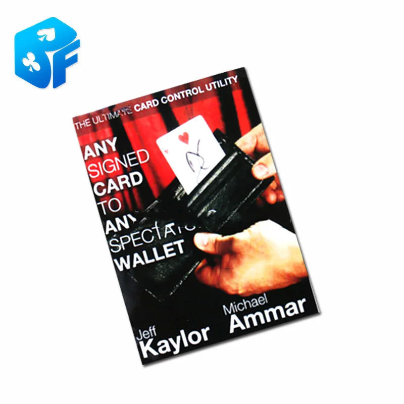 

Any Card to Any Spectator's Wallet , street closeup magic trick