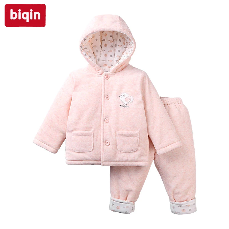 

Biqin 9M-3T baby children kids clothing boys girls Autumn Winter Suit Baby Warm Long Suit Long Coat BQ-2354B