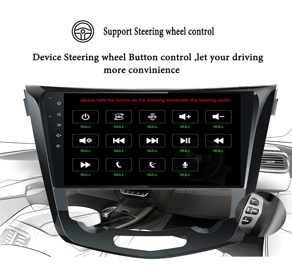 Sale 8 Octa core android 9.1 car dvd multimedia player for Nissan X-Trail Qashqai 2014 -17 stereo radio gps navigation SAT navi Map 11