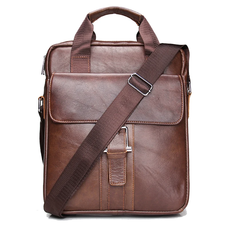 

Hot Sale New Fashion Genuine Leather Men Messenger Bags Cowhide Male Cross Body Casual Commercial Briefcase Bag Free Shipping