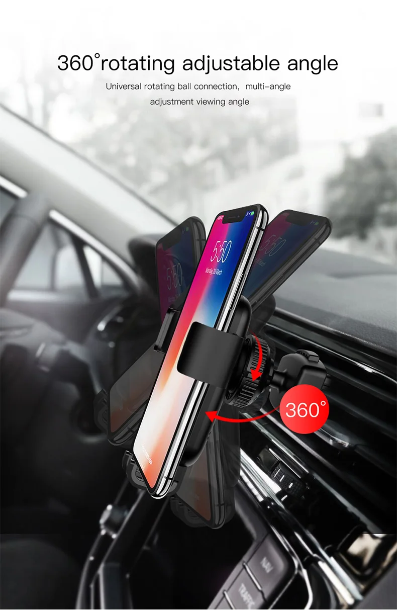 Gravity Car Mount Holder Phone Stand (11)