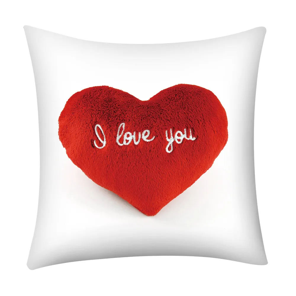 ISHOWTIENDA Сердце печати подушка чехол полиэстер диван-подушка для автомобиля домашний Декор Декоративные наволочки для подушек