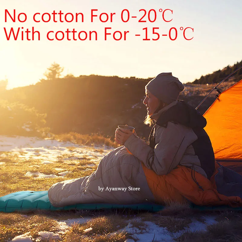 Naturehike في NH18Q001-D في الهواء الطلق دفع نفخ التخييم حصيرة ل خيمة الباردة للماء وسادة النوم نزهة للطي فراش الشتاء