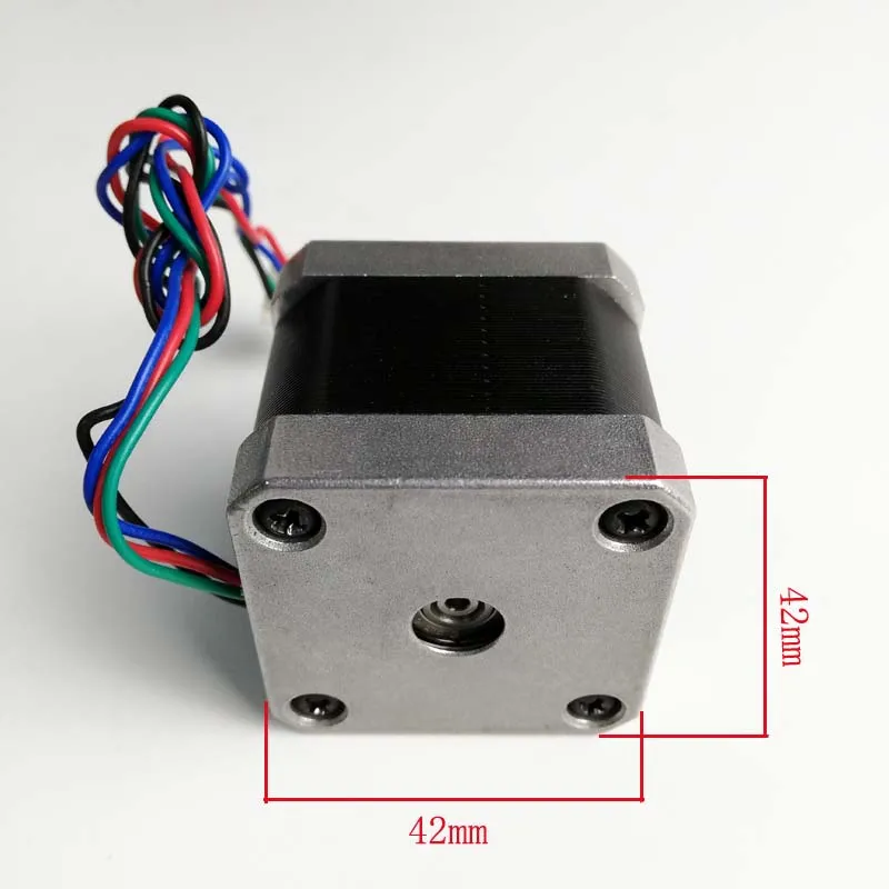 40 мм Nema17(Национальная ассоциация владельцев электротехнических предприятий) шаговый двигатель 42 Мотор Нема 17(Национальная ассоциация владельцев электротехнических предприятий) двигатель 42bygh 0.8A мотор 4-свинец для 3D принтер ЧПУ XYZ двигатель
