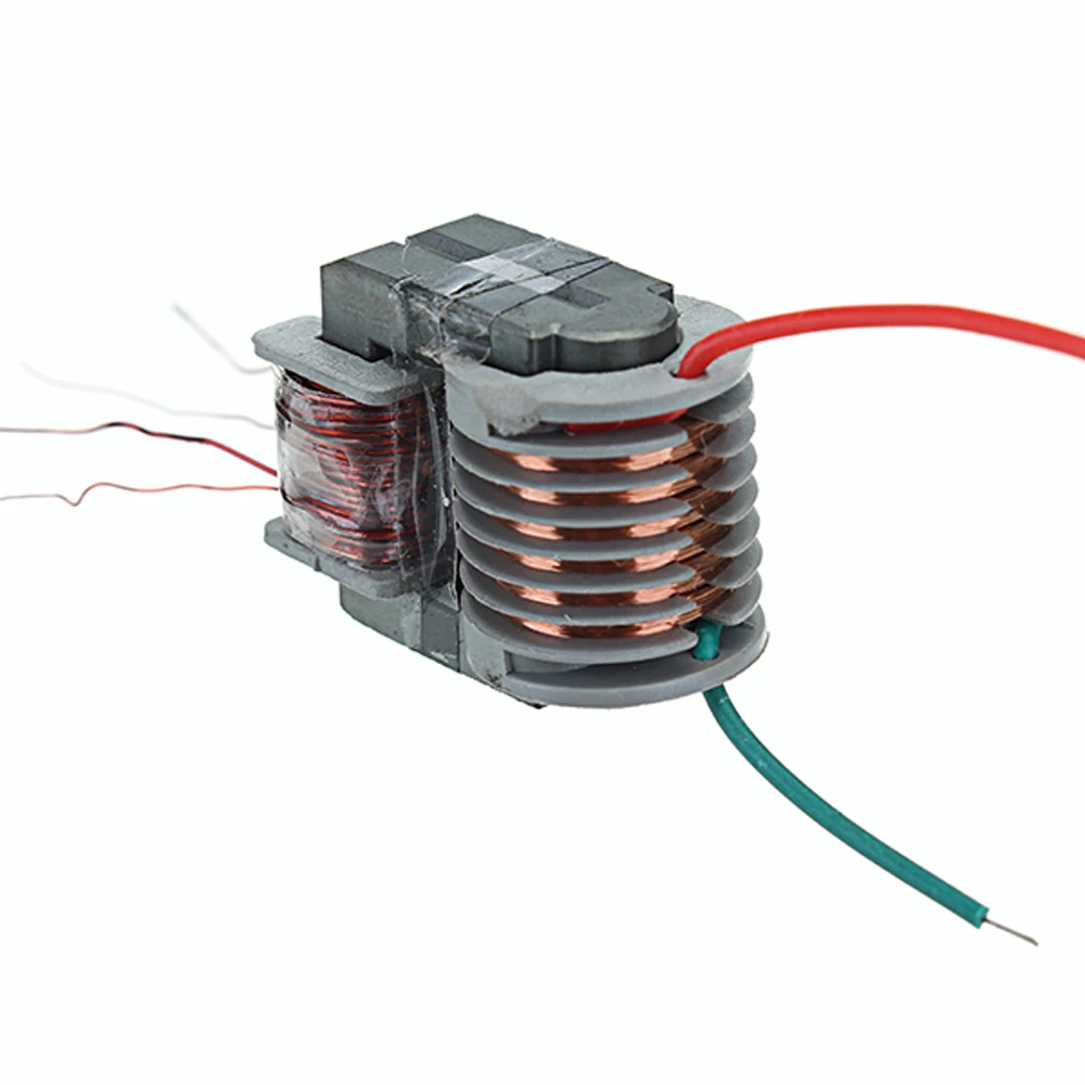 

NEW 15KV High Frequency High Voltage Transformer High Voltage Coil Boost Inverter Plasma Boosting Coil Module