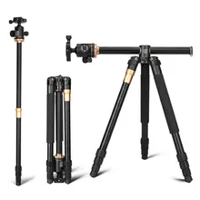 Q999H Professional Camera Tripod 61 Inch Portable Compact Travel Horizontal System Tripod for Canon Nikon Sony SLR DSLR Cameras