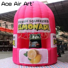 Подгонянный надувной лимон Стенд кабина, соковыжималка, лимон ade концессионный стенд/Холодильная станция киоск