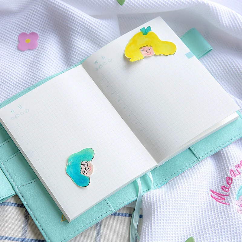 

Lovedoki Snowflake Notebook Core Filler Paper for Dokibook Hobonichi A5A6 Weekly Monthly 2018 Planner Office School Gifts