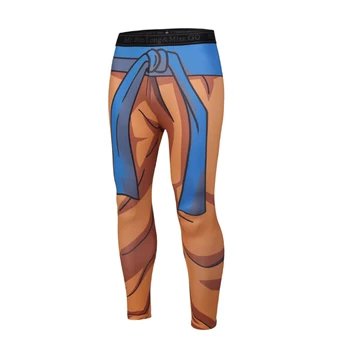 

Spring new Dragon Ball leggings cartoon Goku digital 3D printing fitness pants sports stretch tights Costume Anime Cosplay