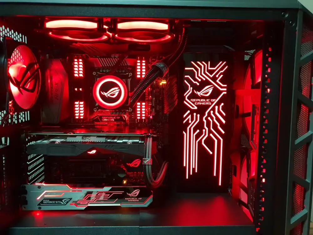 Custom made Case Backplate Light Board Cover Size 440*140mm 4Pin use