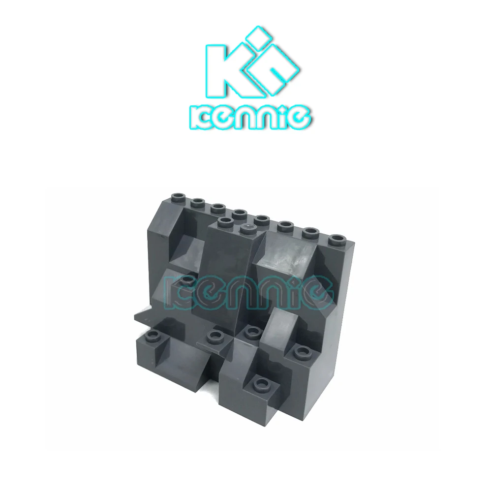 

30pcs/lot Kennie Building Blocks DIY stone mountain parts Compatible with NO.558 Mountain Brick 4x8x5 Rock Panel Part