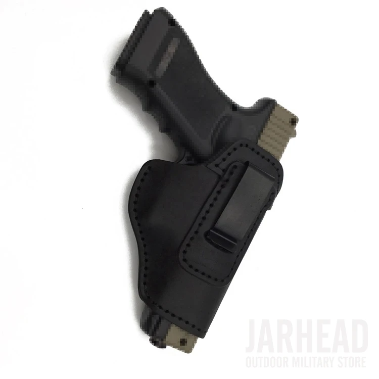 Кожаный чехол-кобура из воловьей кожи IWB для Glock 17 19 22 23 43 P226 P229 Ruger Beretta 92 M92 s& w Pistols