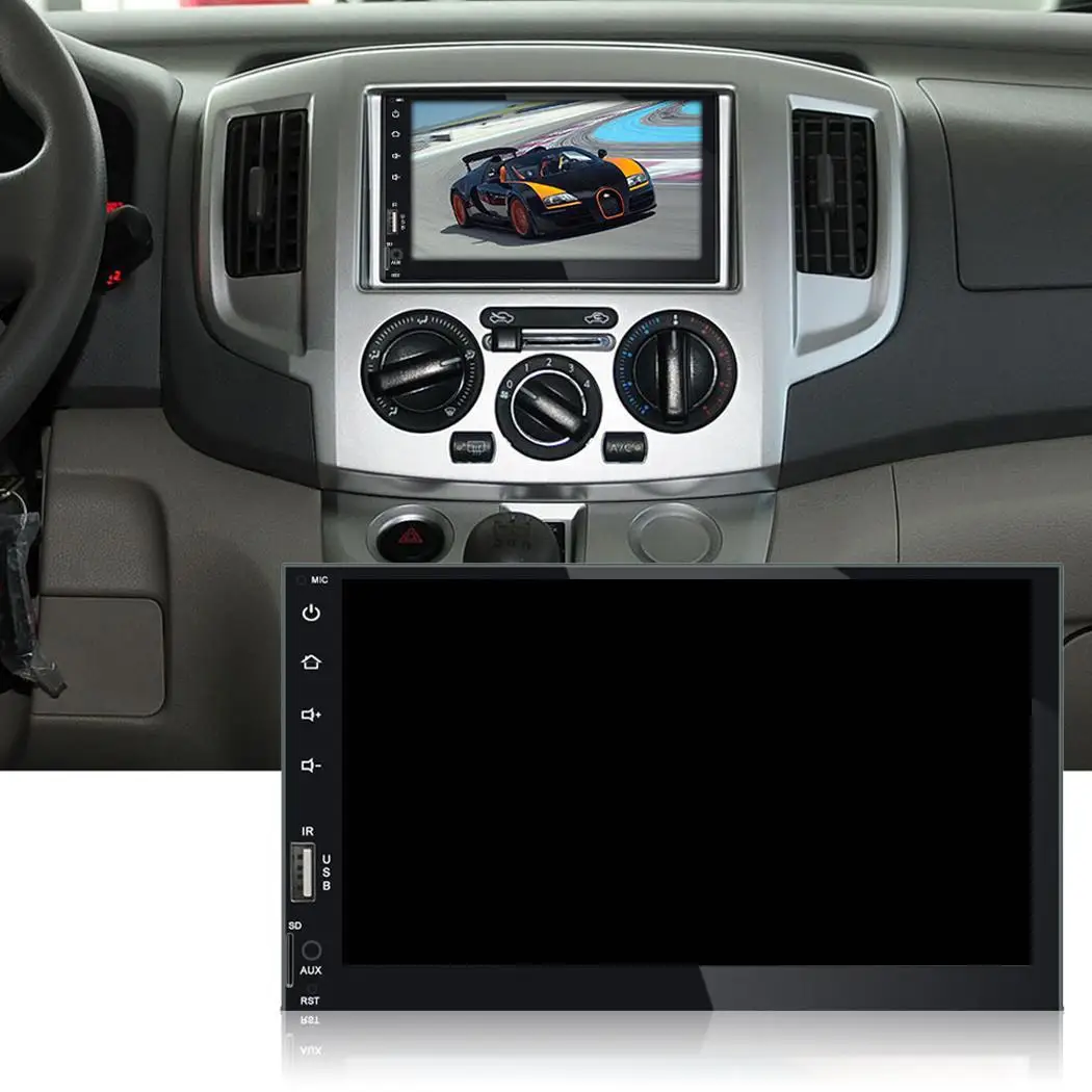 

General Car High Definition 7 Inches Bluetooth Radio MP5 Set Player some mobile phones may not be able charge)